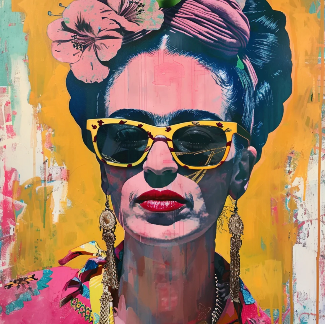 Embrace Your Inner Artist with the Floral Icon Frida Kahlo