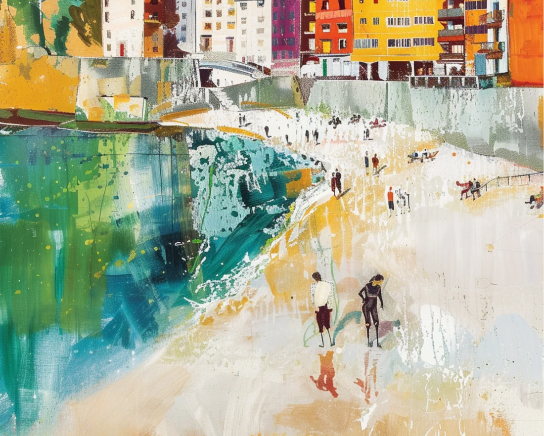 Capture Coastal Bliss: The Gijon Splendor Wall Art