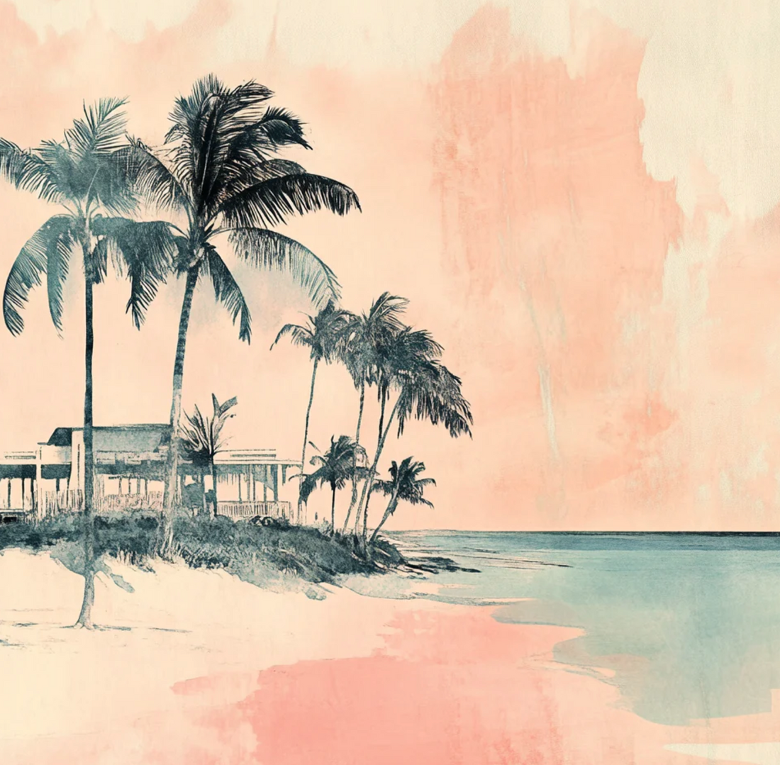 Breezy Vibes: Embrace the Coastal Aesthetic with 'Pastel Miami Shores'