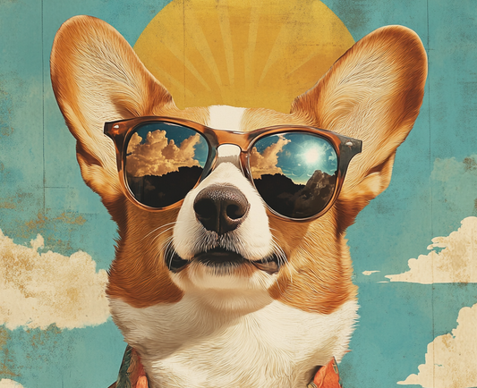 Sunglasses & Summer Vibes: The Corgi Way!