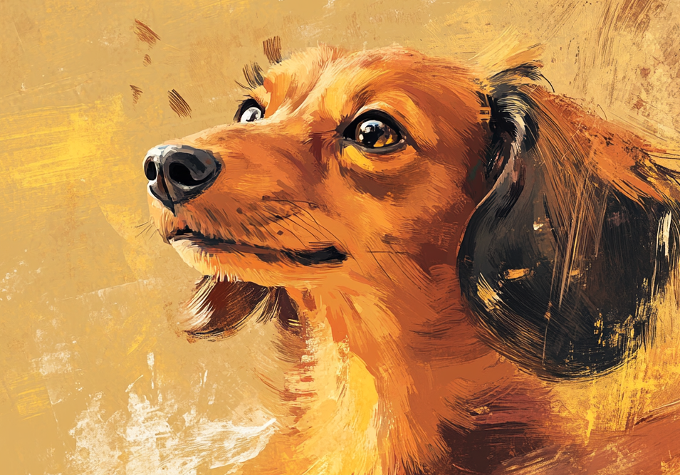 Unleash Your Spirit with Dachshund Delight: A Portrait of Charm