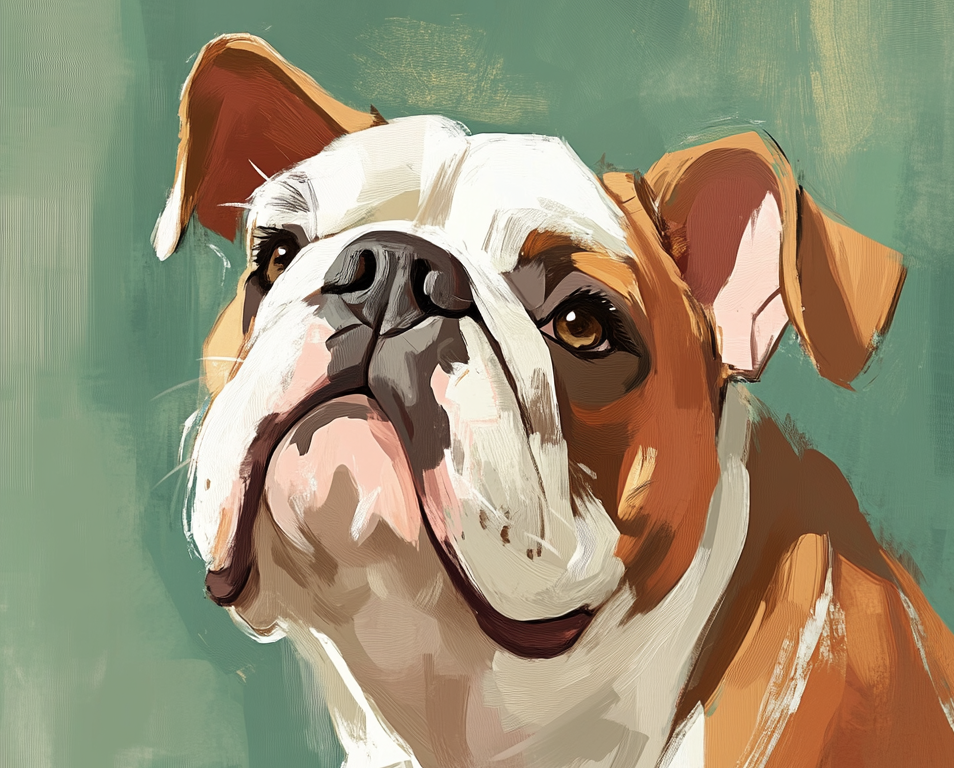 Unleash Your Style with the Bold Bulldog Portrait