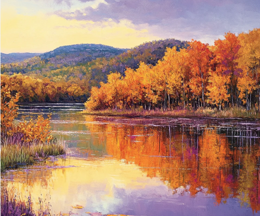 Serenity in Every Brushstroke: Experience Autumn's Embrace