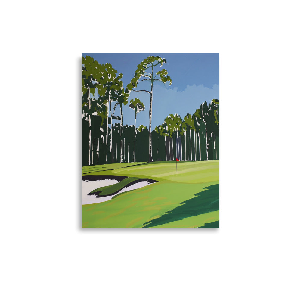 Lush Fairway: Golf Course Art