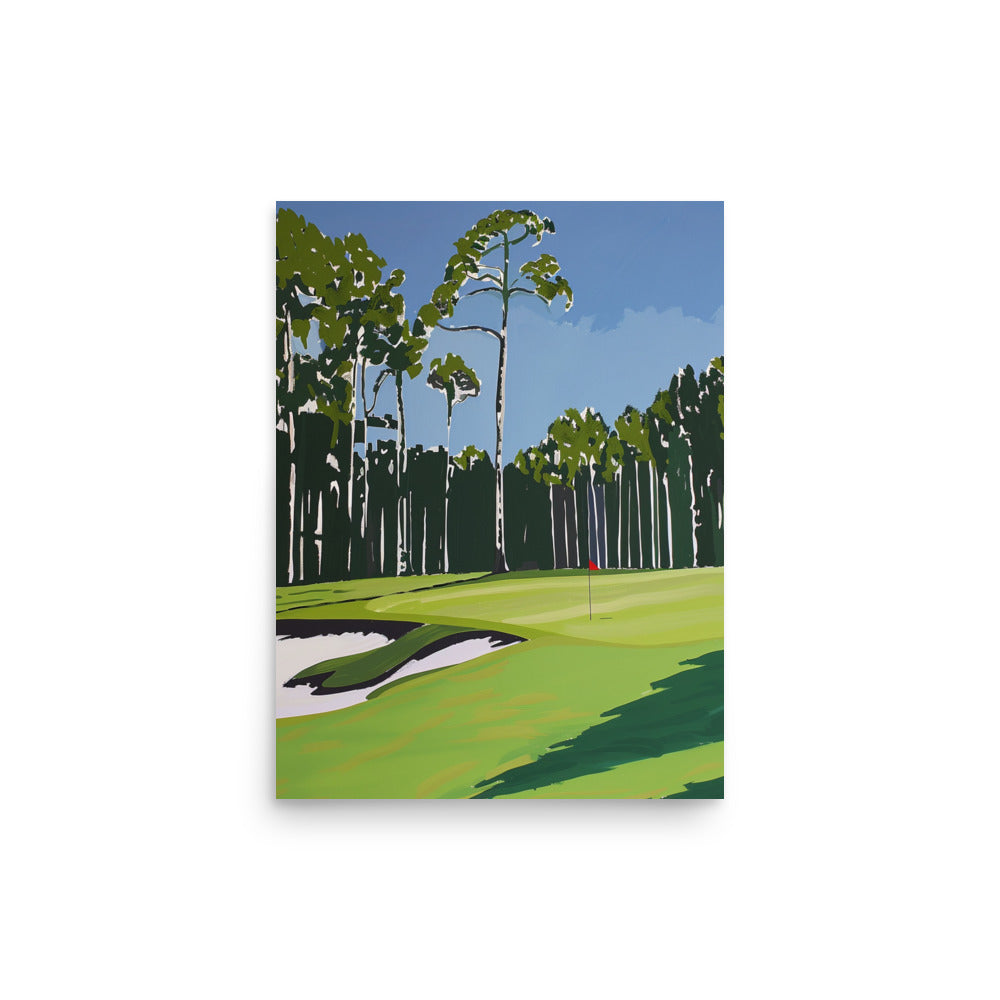 Lush Fairway: Golf Course Art