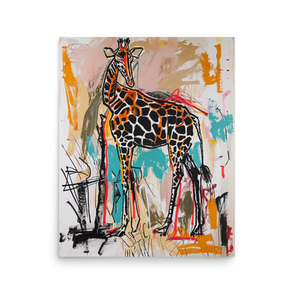 Savannah Spectacle: The Giraffe's Abstract Realm