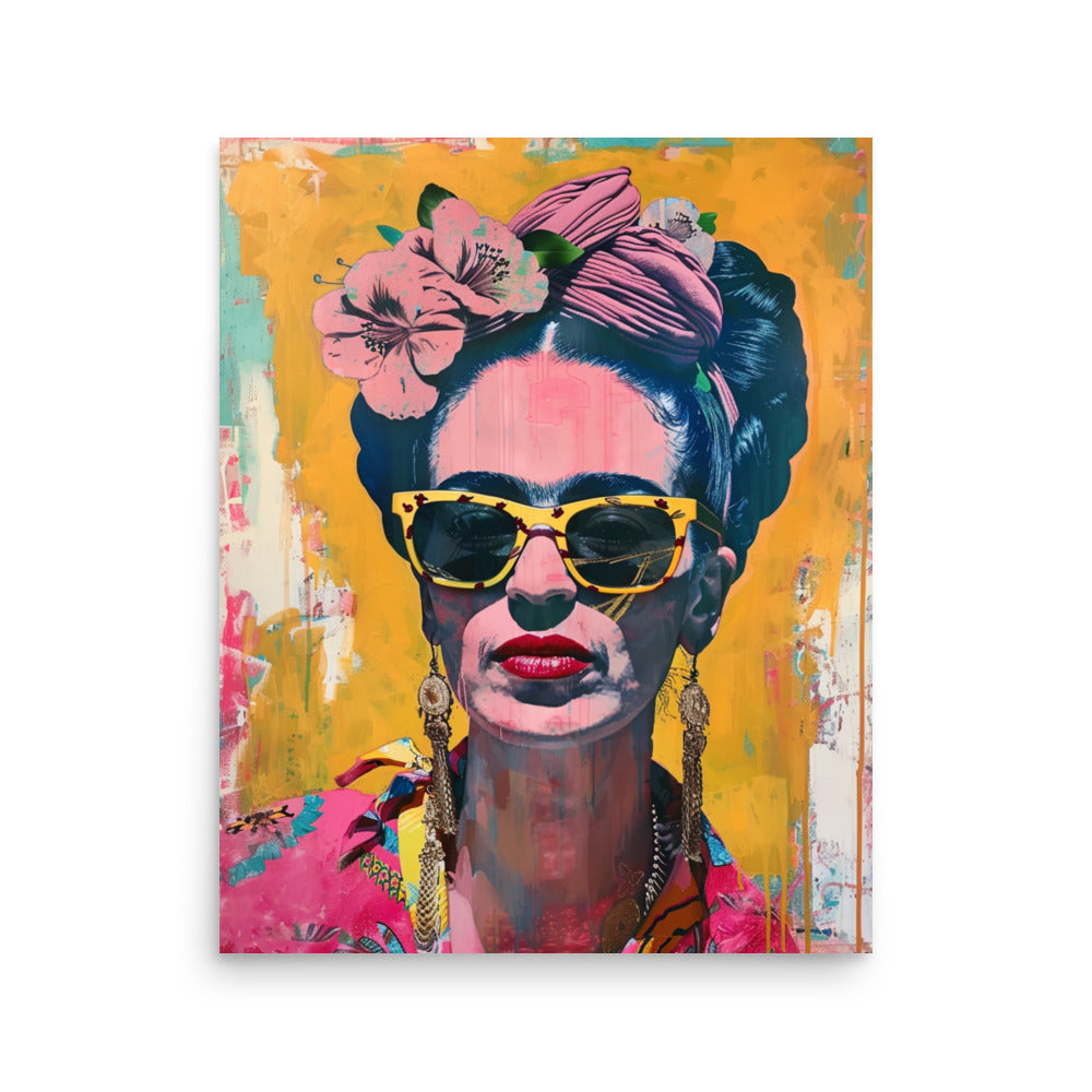 Floral Icon -- Frida Kahlo