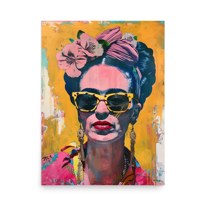 Floral Icon -- Frida Kahlo