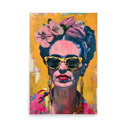 Floral Icon -- Frida Kahlo