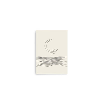 Serenity Seascape - Moonlit Ocean