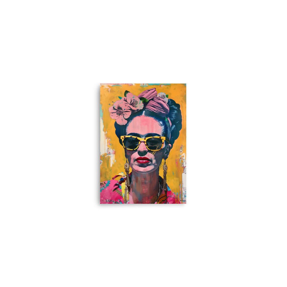 Floral Icon -- Frida Kahlo