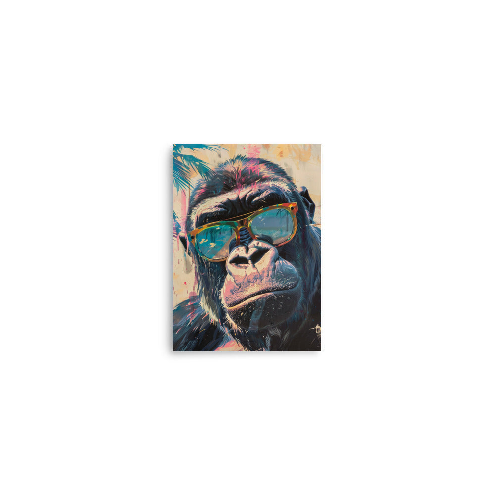 Primal Cool: The Stylish Gorilla Portrait