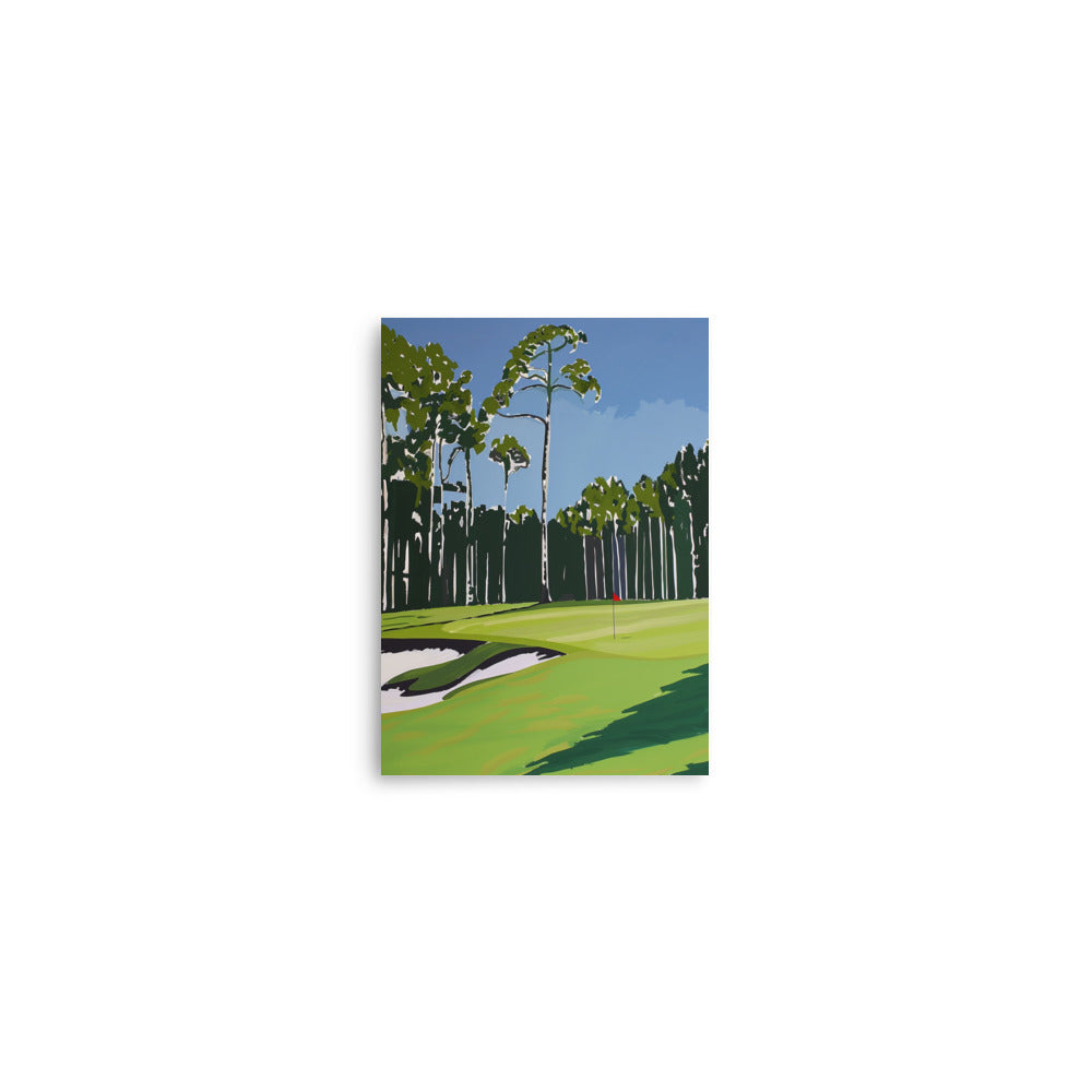 Lush Fairway: Golf Course Art