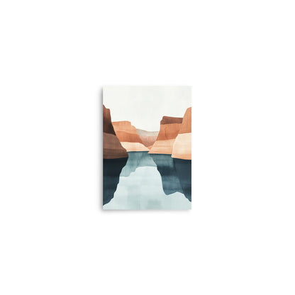 Lake Powell Serenity – Minimalist Watercolor Landscape